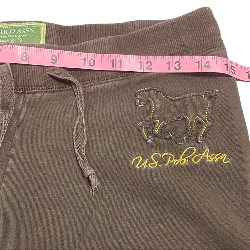 U.S. Polo Assn. Joggers/Sweats In Brown. Capri length - Picture 8 of 10